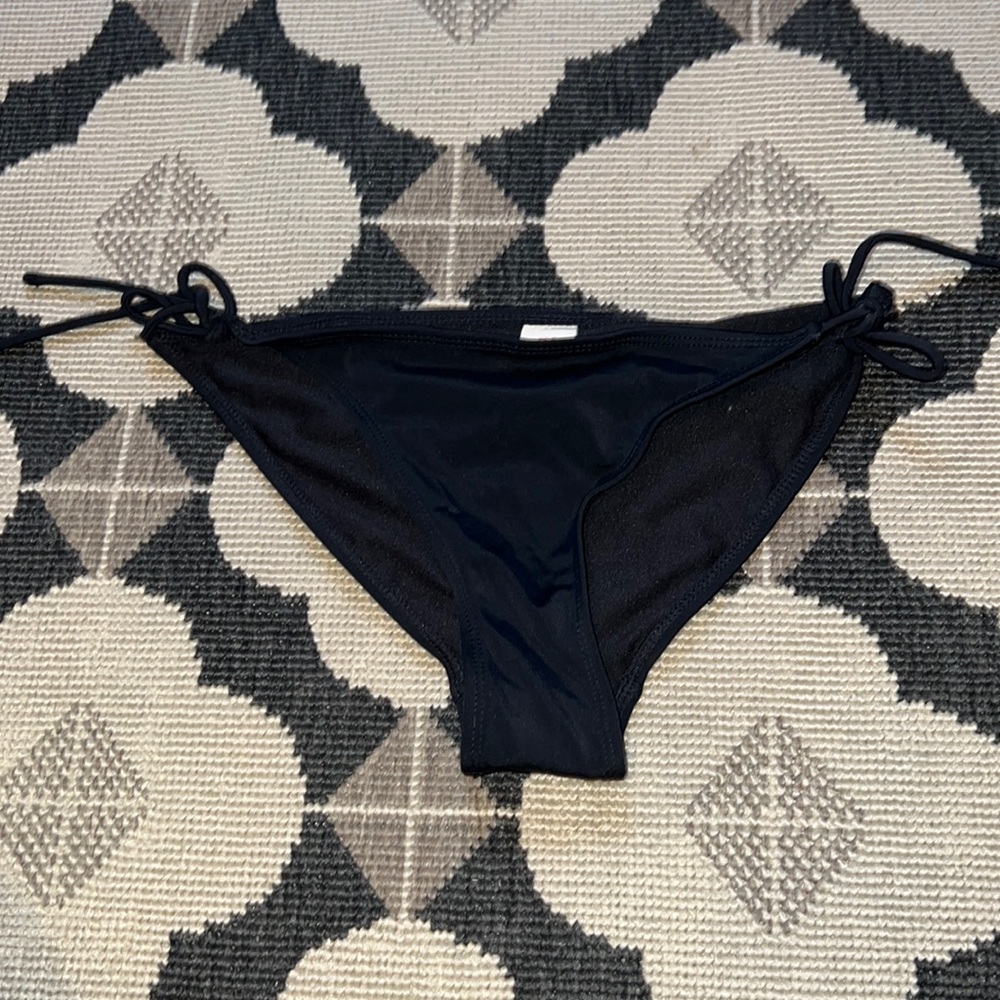 3 for $12 black bikini bottoms